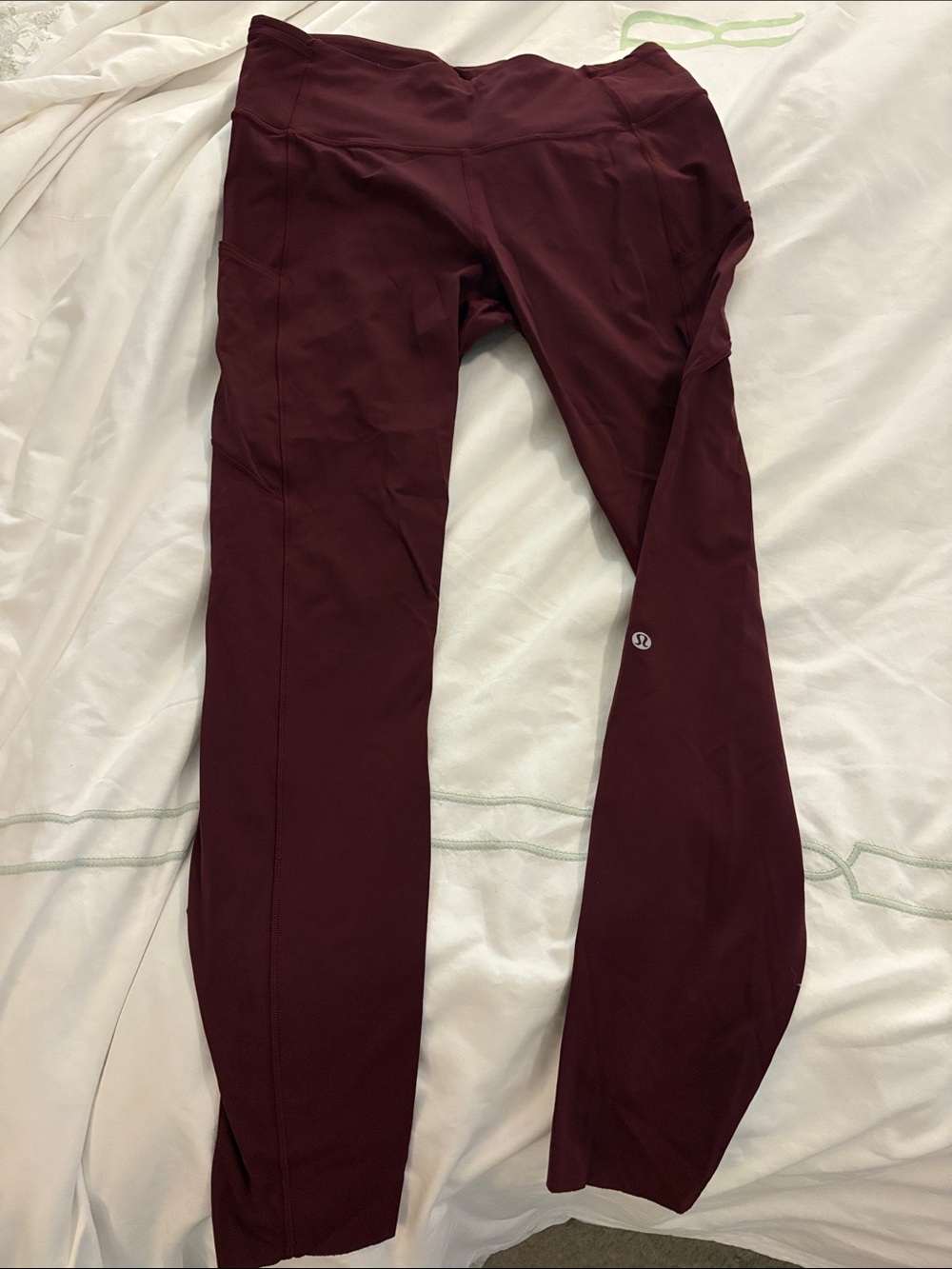 lululemon athletica Maroon High-Rise Leggings